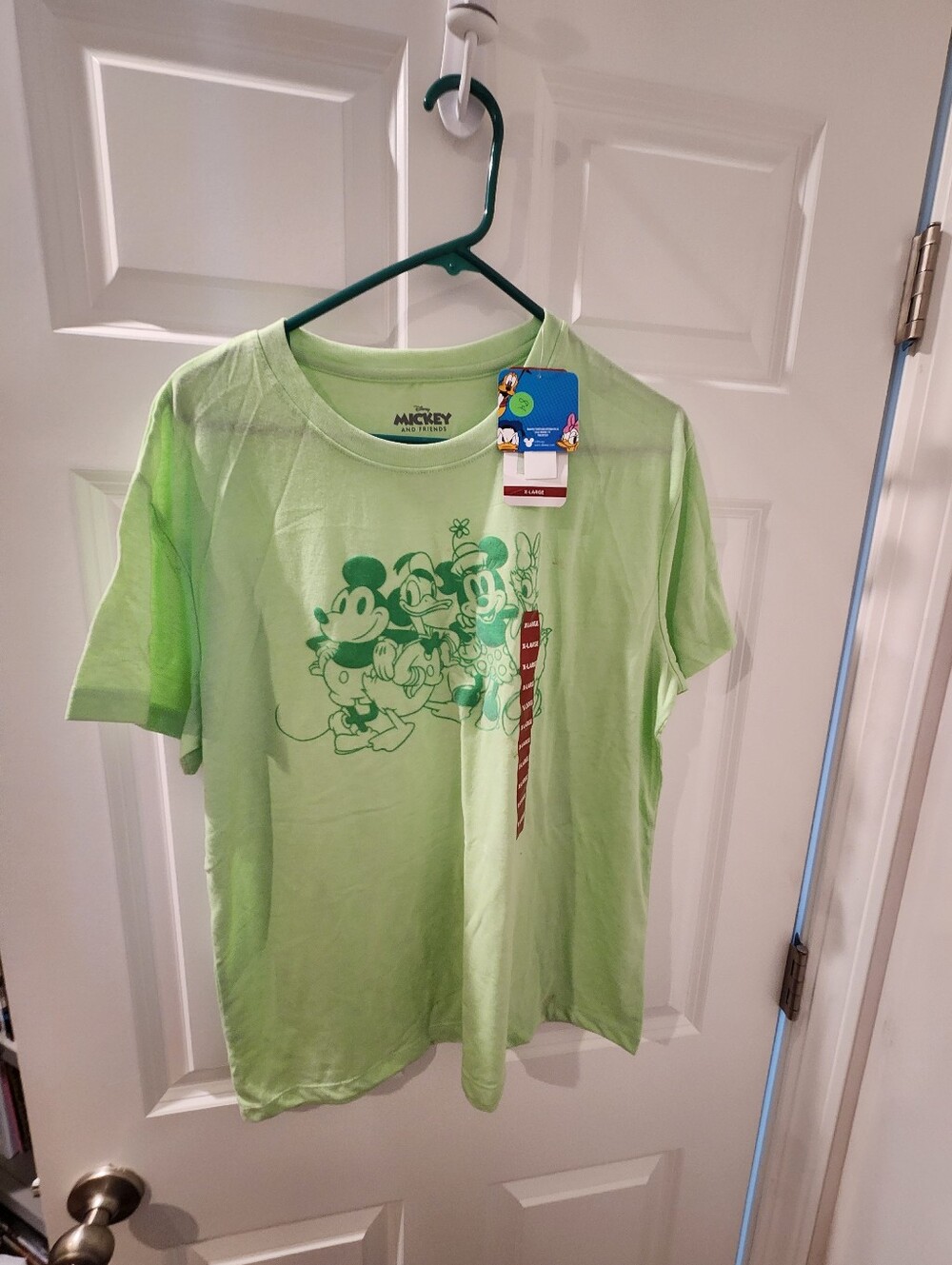 Disney Light Green Mickey & Friends Graphic Tee